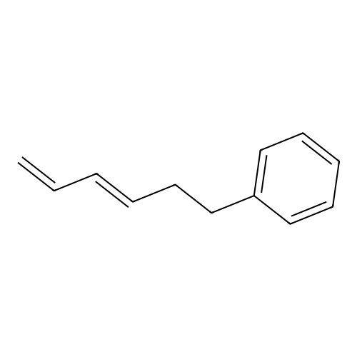 3,5-Hexadienylbenzene structure
