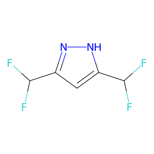 3,5-bis(difluoromethyl)-1H-pyrazole structure