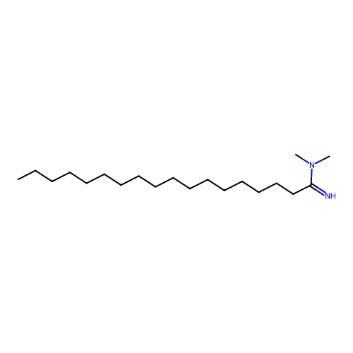 N,N-dimethyloctadecanimidamide structure
