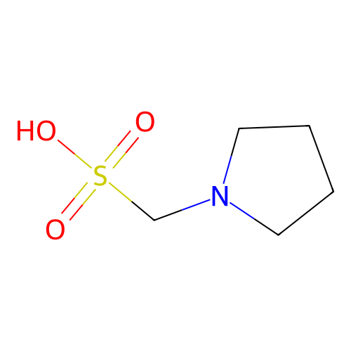 Pyrrolidin-1-ylmethanesulfonic Acid structure