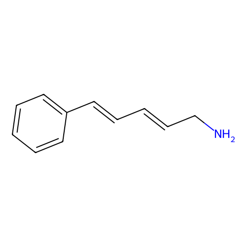 5-Phenylpenta-2,4-dien-1-amine structure