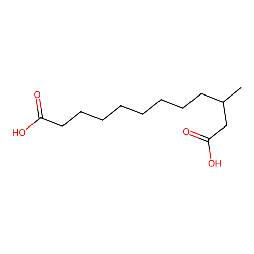 3-Methyl-dodecanedioic acid structure