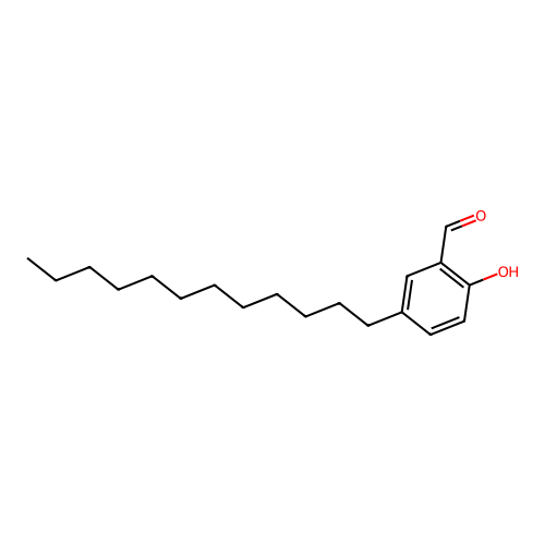 Benzaldehyde, 5-dodecyl-2-hydroxy- structure