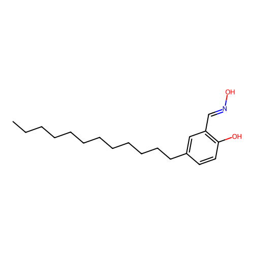 5-Dodecylsalicylaldoxime structure