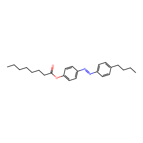 [4-[(4-Butylphenyl)diazenyl]phenyl] octanoate structure