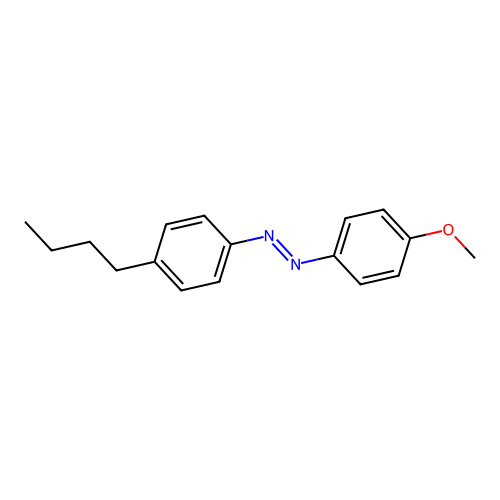 4-Butyl-4'-methoxyazobenzene structure