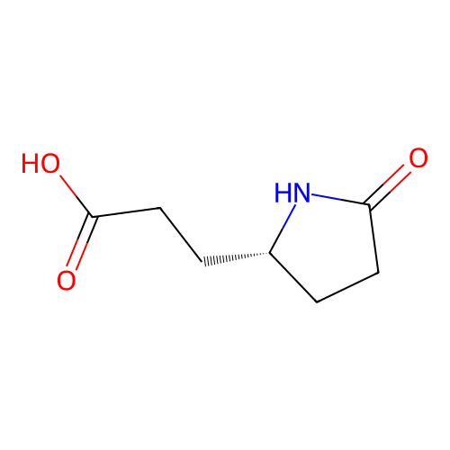 3-[(2R)-5-Oxo-2-pyrrolidinyl]propanoic acid structure