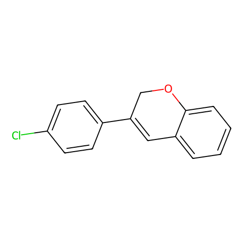 3-(4-chlorophenyl)-2H-chromene structure