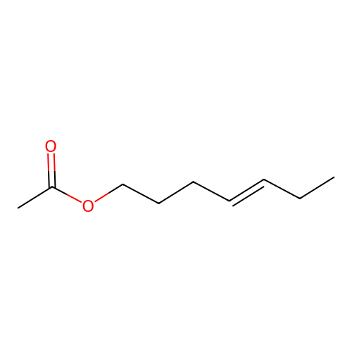 Hept-4-enyl acetate structure