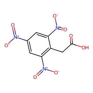 2,4,6-Trinitrophenylacetic acid structure