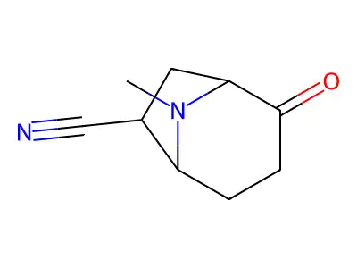 8-Methyl-2-oxo-8-azabicyclo[3.2.1]octane-6-carbonitrile structure