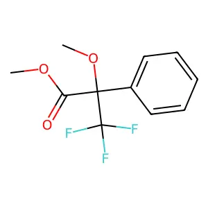 Methyl 3,3,3-trifluoro-2-methoxy-2-phenylpropanoate structure
