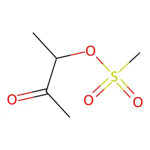 2-Butanone, 3-[(methylsulfonyl)oxy]- structure