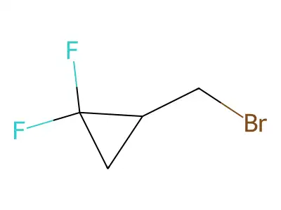 2-(Bromomethyl)-1,1-difluorocyclopropane structure