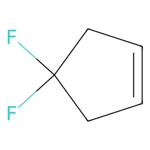 4,4-Difluorocyclopentene structure