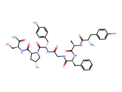 Dermorphin, 4-hyp(6)- structure