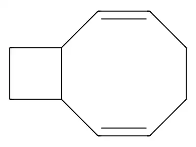Bicyclo[6.2.0]deca-2,6-diene structure