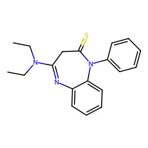 4-(Diethylamino)-1-phenyl-1,3-dihydro-2H-1,5-benzodiazepine-2-thione structure