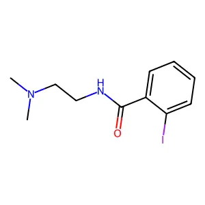 N-[2-(dimethylamino)ethyl]-2-iodobenzamide structure