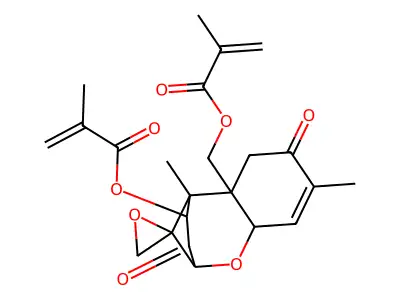 Spiro(2,2'-oxirane), trichothec-9-ene-3,8-dione deriv. structure