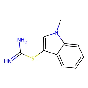 1-Methyl-1H-indol-3-yl carbamimidothioate structure