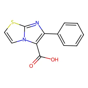 6-Phenylimidazo[2,1-b][1,3]thiazole-5-carboxylic acid structure