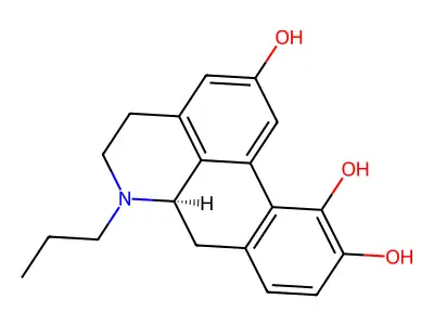 2,10,11-trihydroxy-N-n-propylnoraporphine structure