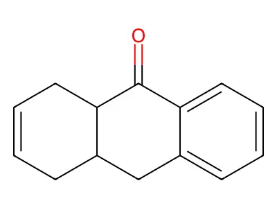 1,4a,9a,10-tetrahydroanthracen-9(4H)-one structure