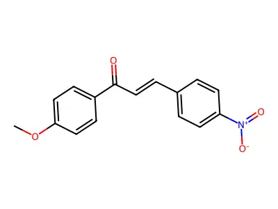 4'-Methoxy-4-nitrochalcone structure