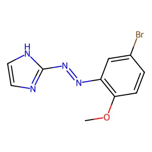2-((2-Methoxy-5-bromophenyl)azo)-1H-imidazole structure