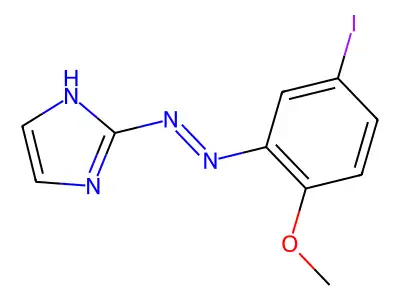2-((2-Methoxy-5-iodophenyl)azo)-1H-imidazole structure