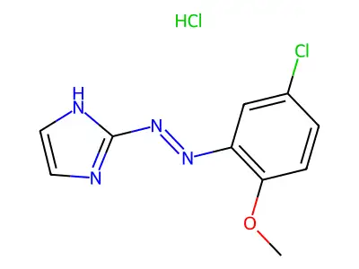 2-((5-Chloro-2-methoxyphenyl)azo)-1H-imidazole structure