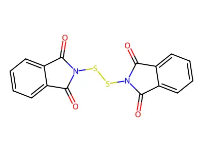 2,2'-Dithiobis(1H-isoindole-1,3(2H)-dione) structure