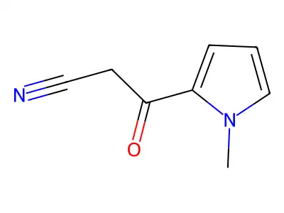 3-(1-Methyl-1H-pyrrol-2-yl)-3-oxopropanenitrile structure