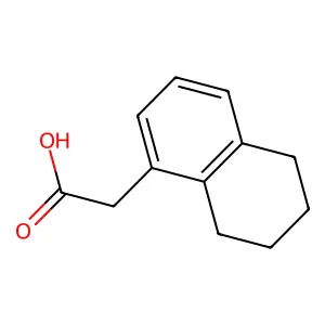2-(5,6,7,8-Tetrahydronaphthalen-1-yl)acetic acid structure