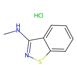 N-Methyl-1,2-benzothiazol-3(2H)-imine--hydrogen chloride (1/1) structure