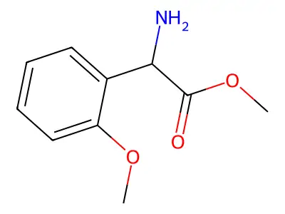 Methyl 2-amino-2-(2-methoxyphenyl)acetate structure