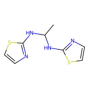 N,N'-二(噻唑-2-基)乙烷-1,1-二胺 structure