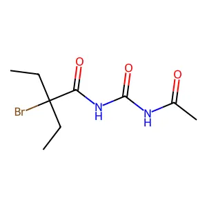 醋卡溴脲 structure