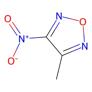 3-Methyl-4-nitro-1,2,5-oxadiazole structure