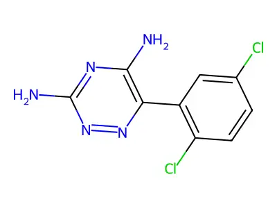 1,2,4-Triazine-3,5-diamine, 6-(2,5-dichlorophenyl)- structure