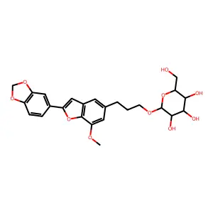 Egonol glucoside structure