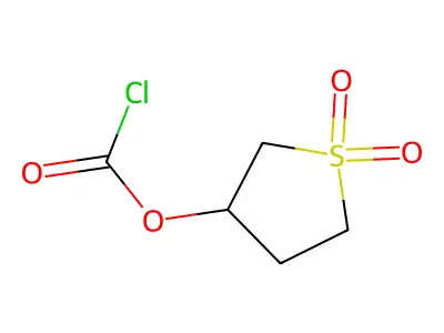 (1,1-Dioxothiolan-3-yl) carbonochloridate structure