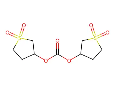 Bis(1,1-dioxidotetrahydrothiophen-3-yl) carbonate structure