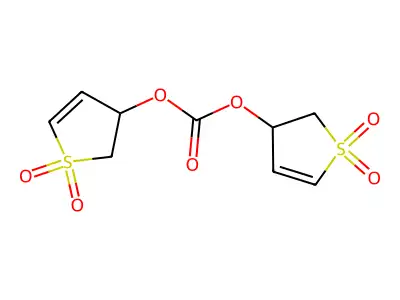 Bis(1,1-dioxido-2,3-dihydrothiophen-3-yl) carbonate structure