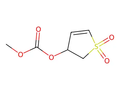 1-Hydroxy-1-oxo-3-2,3-dihydrothienyl methoxyformate structure