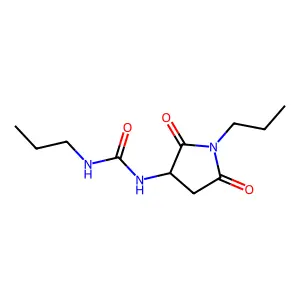 N-(2,5-Dioxo-1-propylpyrrolidin-3-yl)-N'-propylurea structure
