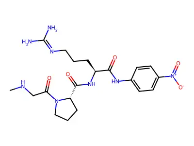 H-Sar-DL-Pro-DL-Arg-pNA structure