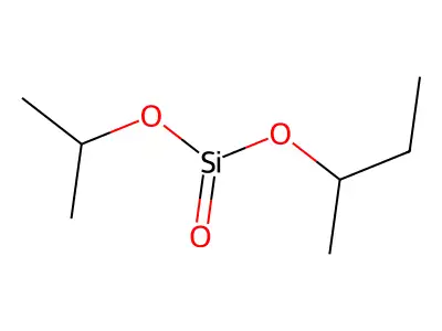 Silic acid, 2-butyl, isopropyl esters structure