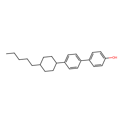 4-[4-(4-Pentylcyclohexyl)phenyl]phenol structure